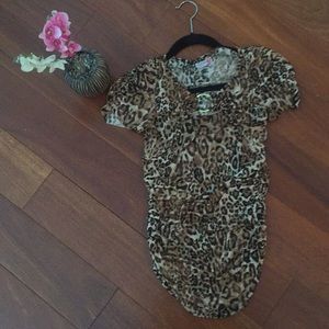 Body Central Leopard Top